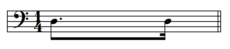 simple meter one beat example 5